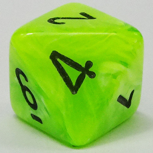 Chessex - Signature 16mm D8 - Vortex - Bright Green with Black