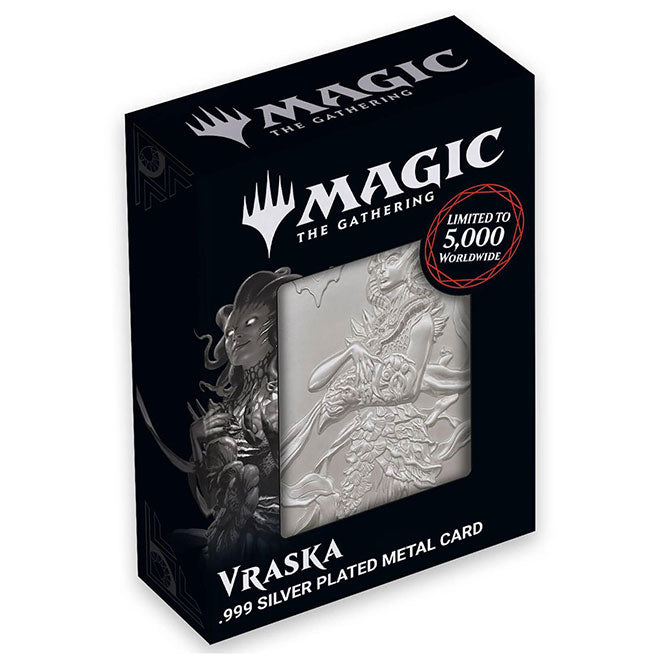 Magic the Gathering - Limited Edition Silver Plated - Vraska Metal Col Magic the Gathering - Limited Edition Silver Plated - Vraska Metal Col