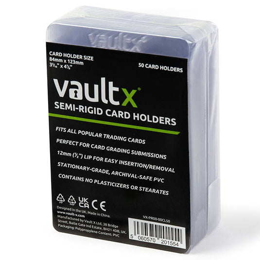 Vault X - Semi-Rigid Card Holders (50)