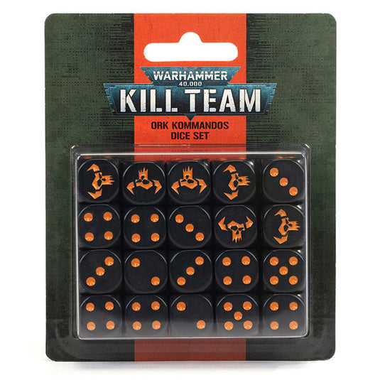 Warhammer 40,000 - Kill Team - Ork Kommandos Dice Set