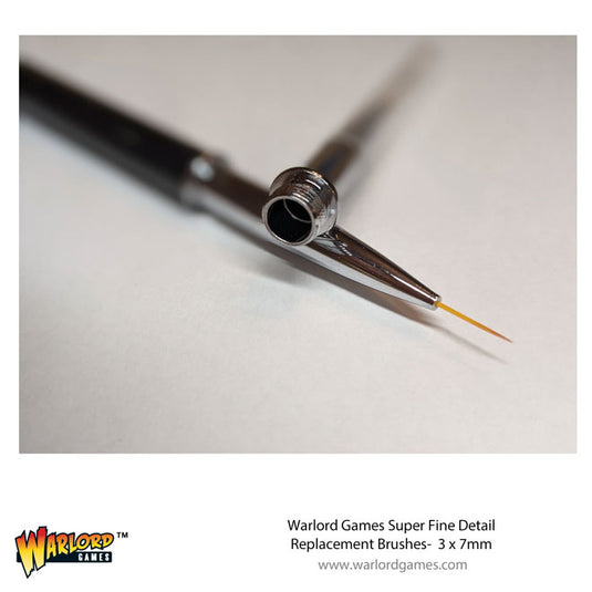 Warlord 3 pack 7mm Replacement Brush