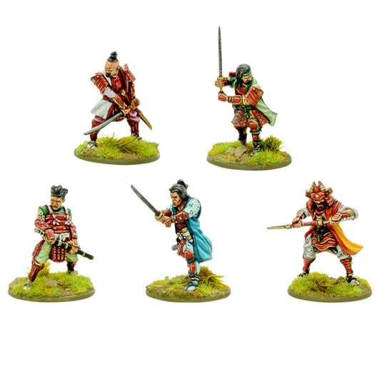 Warlords of Erehwon - Daimyo & retinue
