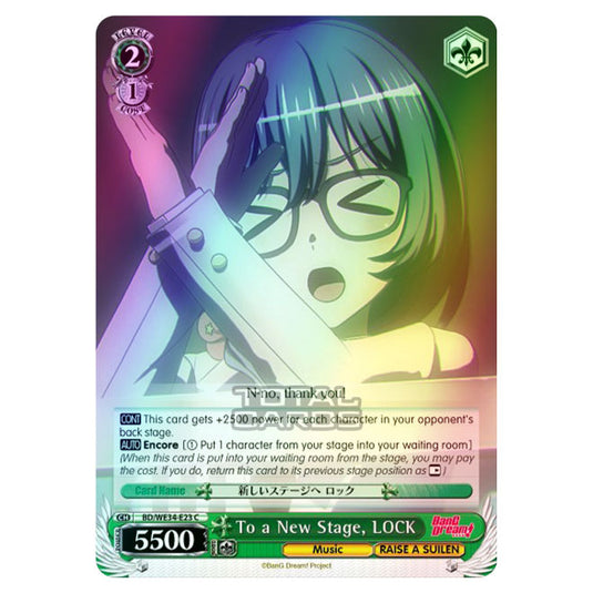 Weiss Schwarz - Morfonica × RAISE A SUILEN - To a New Stage, LOCK (C) BD/WE34-E23 (Foil)