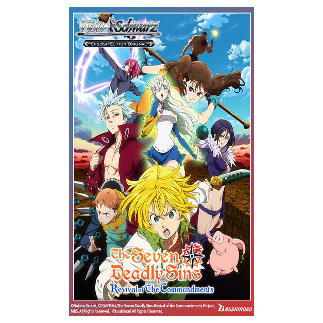weiss schwarz the seven deadly sins booster box Weiss Schwarz - The Seven Deadly Sins - Revival of The Commandments