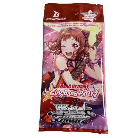 Weiss Schwarz - BanG Dream! Girls Band Party! - 5th Anniversary - Booster Box (16 Packs)