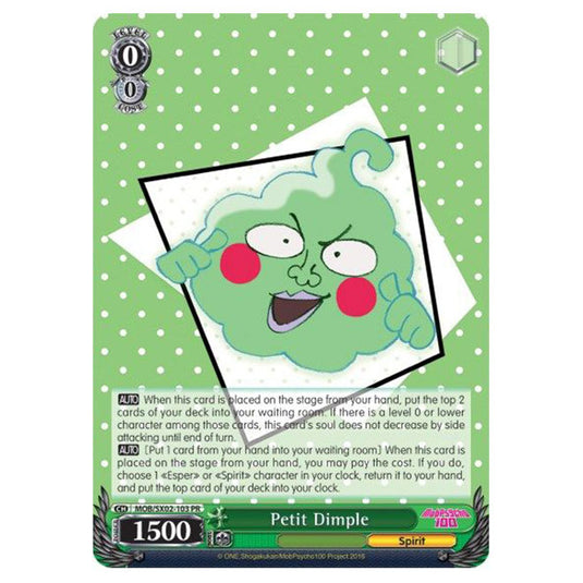Weiss Schwarz - Mob Psycho 100 - Petit Dimple (Promo) MOB/SX02-103PR