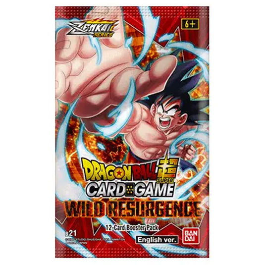 Dragon Ball Super Card Game - Zenkai Series - Wild Resurgence - Booster Pack