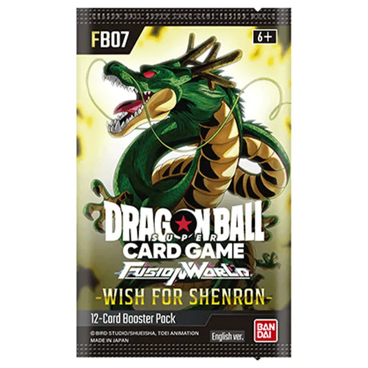 Dragon Ball Super Card Game - Fusion World - FB07 - Wish For Shenron - Booster Pack