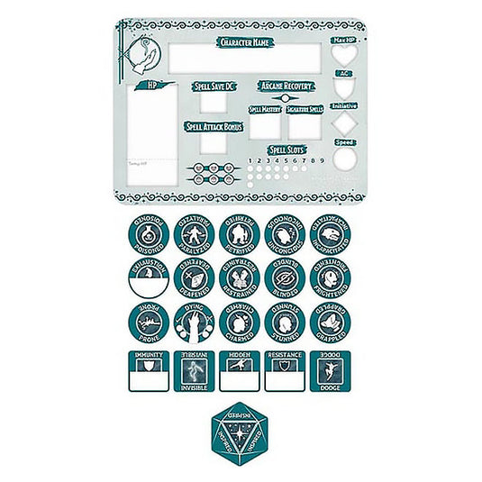 Dungeons & Dragons - Wizard Token Set