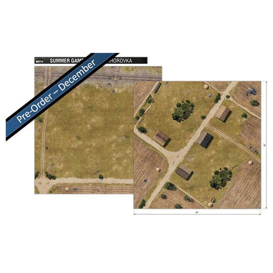 World of Tanks Miniatures Game - Summer Game Mat - Prokhorovka