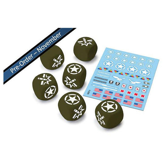 World of Tanks Miniatures Game - U.S.A. Dice and Decals