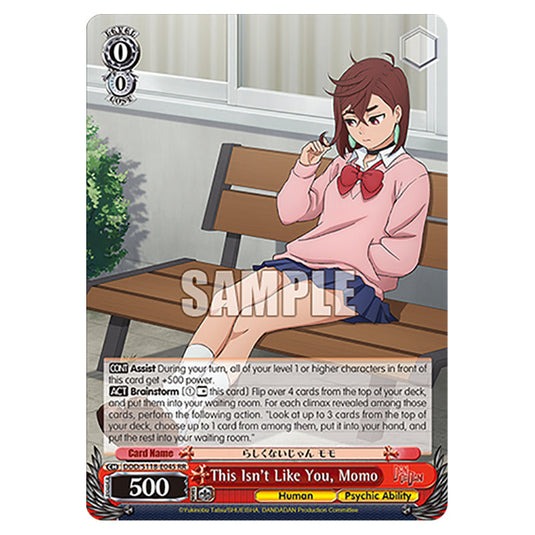 Character DDD/S118-E045 card from the Weiss Schwarz set Dandadan