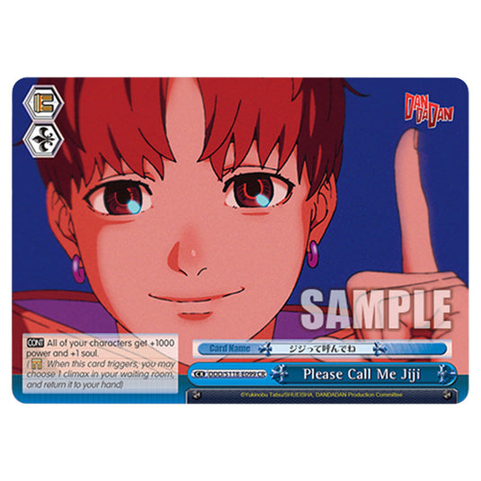Climax DDD/S118-E099 card from the Weiss Schwarz set Dandadan