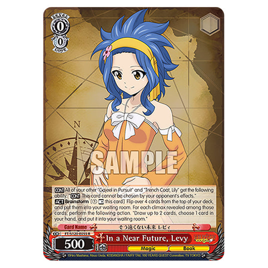 In a Near Future, Levy FT/S120-E055 card from the Weiss Schwarz set Fairy Tail 100 Years Quest