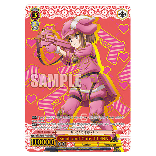 Small and Cute, LLENN GGO/SE50-PE03EX card from the Weiss Schwarz set SAO Alternative - Gun Gale Online - 2
