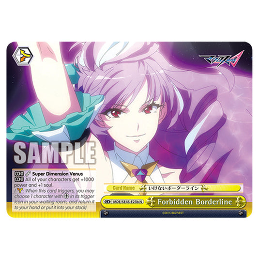 Climax MDE/SE45-E23b card from the Weiss Schwarz set MACROSS Delta