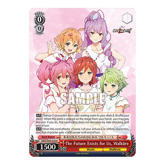 Character MDE/SE45-E29 card from the Weiss Schwarz set MACROSS Delta