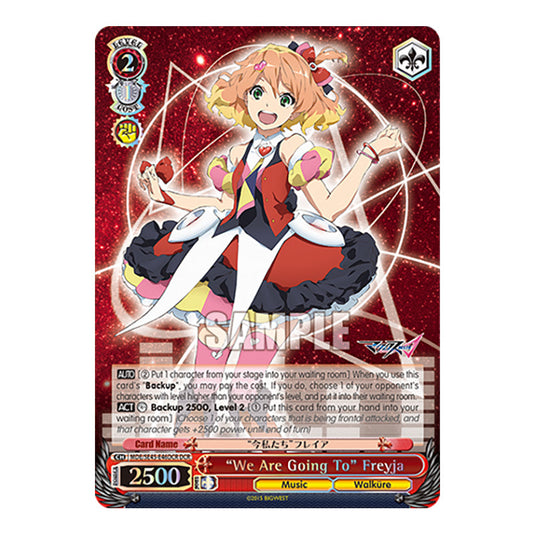 Character MDE/SE45-E46DCR card from the Weiss Schwarz set MACROSS Delta