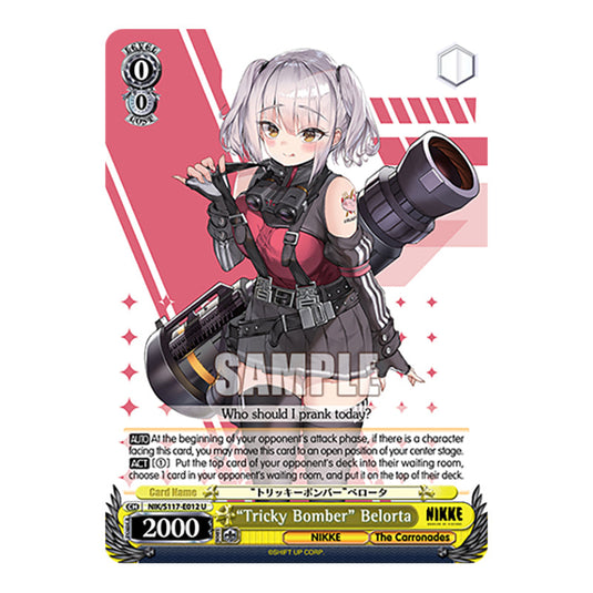 Character NIK/S117-E012 card from the Weiss Schwarz set GODDESS OF VICTORY: NIKKE