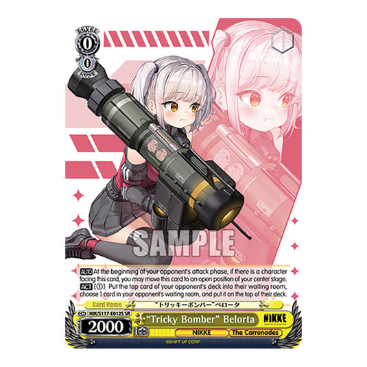 Character NIK/S117-E012S card from the Weiss Schwarz set GODDESS OF VICTORY: NIKKE