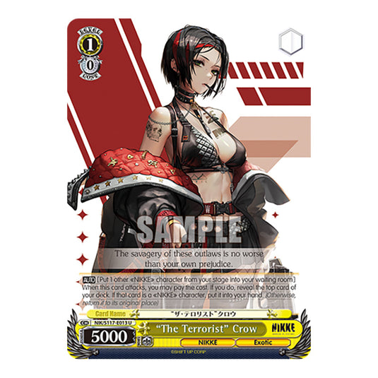 Character NIK/S117-E013 card from the Weiss Schwarz set GODDESS OF VICTORY: NIKKE