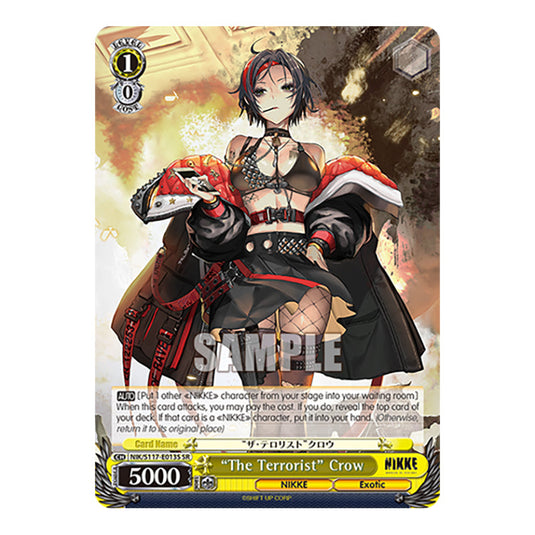 Character NIK/S117-E013S card from the Weiss Schwarz set GODDESS OF VICTORY: NIKKE
