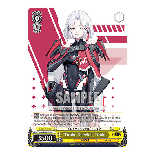 Character NIK/S117-E020 card from the Weiss Schwarz set GODDESS OF VICTORY: NIKKE