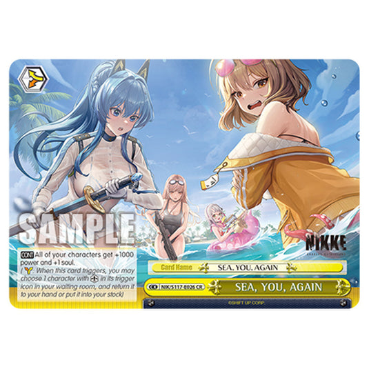 Climax NIK/S117-E026 card from the Weiss Schwarz set GODDESS OF VICTORY: NIKKE