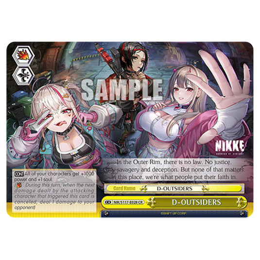 Climax NIK/S117-E028 card from the Weiss Schwarz set GODDESS OF VICTORY: NIKKE