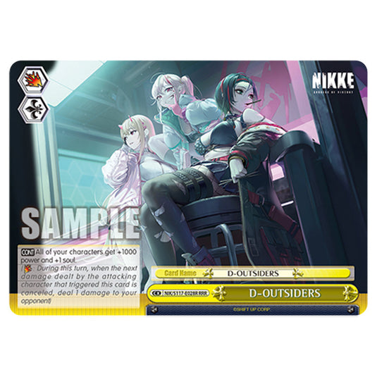 Climax NIK/S117-E028R card from the Weiss Schwarz set GODDESS OF VICTORY: NIKKE