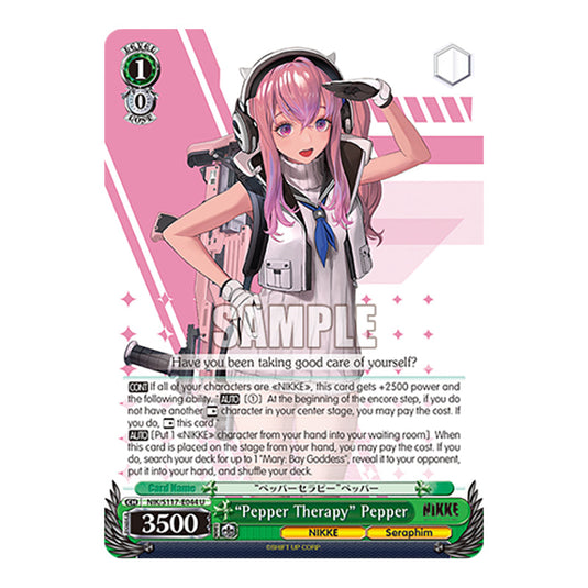 Character NIK/S117-E044 card from the Weiss Schwarz set GODDESS OF VICTORY: NIKKE