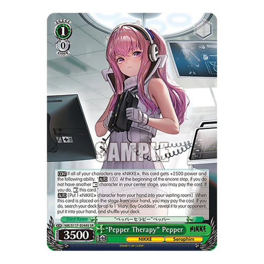Character NIK/S117-E044S card from the Weiss Schwarz set GODDESS OF VICTORY: NIKKE