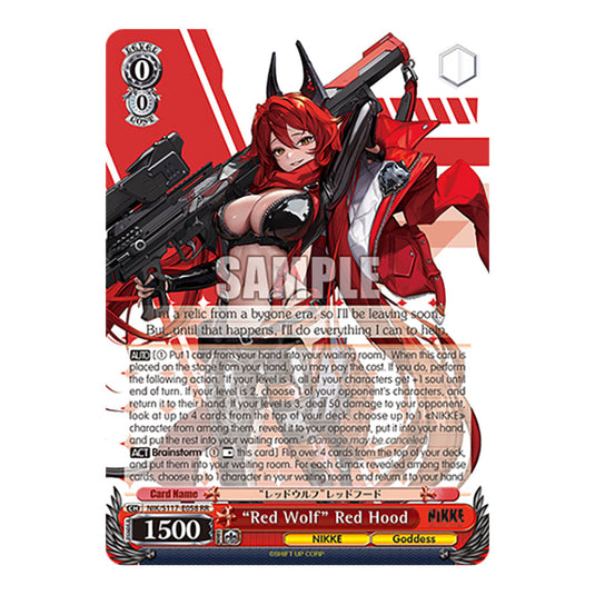Character NIK/S117-E058 card from the Weiss Schwarz set GODDESS OF VICTORY: NIKKE
