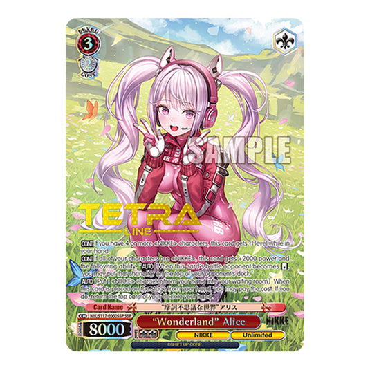 Character NIK/S117-E060SSP card from the Weiss Schwarz set GODDESS OF VICTORY: NIKKE