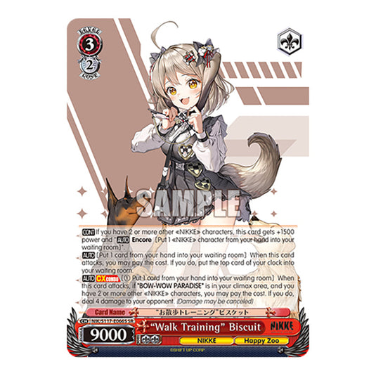 Character NIK/S117-E066S card from the Weiss Schwarz set GODDESS OF VICTORY: NIKKE