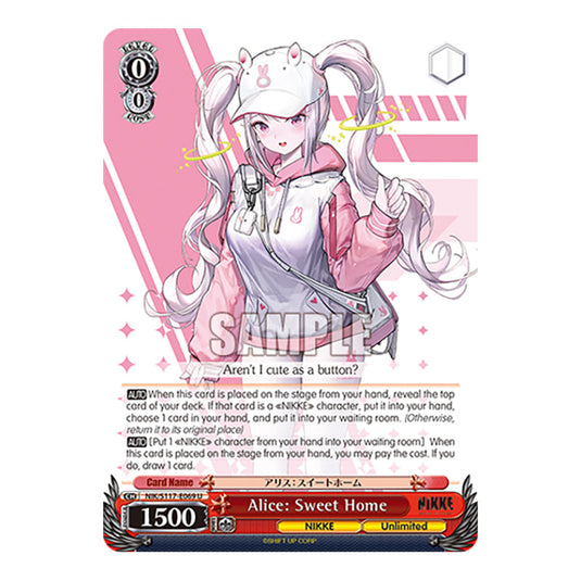 Character NIK/S117-E069 card from the Weiss Schwarz set GODDESS OF VICTORY: NIKKE