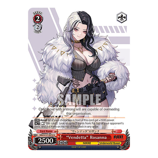 Character NIK/S117-E072 card from the Weiss Schwarz set GODDESS OF VICTORY: NIKKE