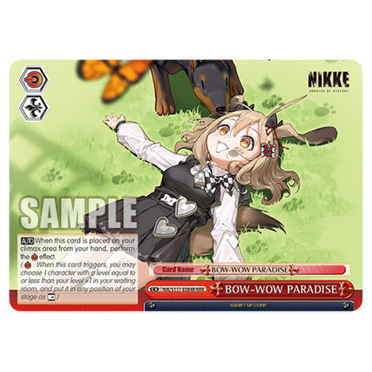 Climax NIK/S117-E084R card from the Weiss Schwarz set GODDESS OF VICTORY: NIKKE