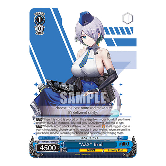 Character NIK/S117-E090 card from the Weiss Schwarz set GODDESS OF VICTORY: NIKKE