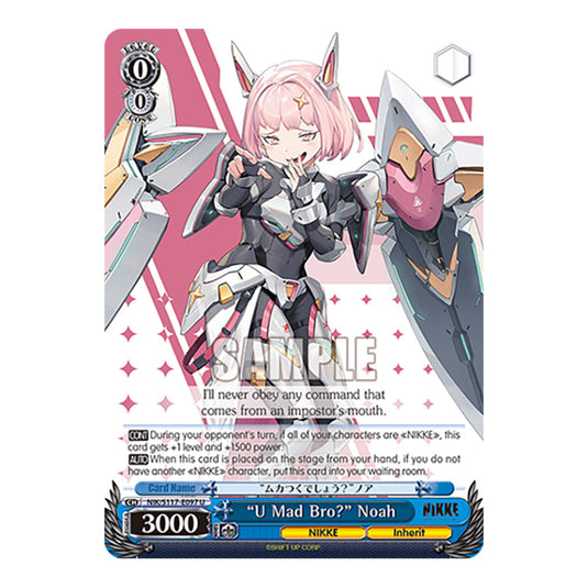 Character NIK/S117-E097 card from the Weiss Schwarz set GODDESS OF VICTORY: NIKKE