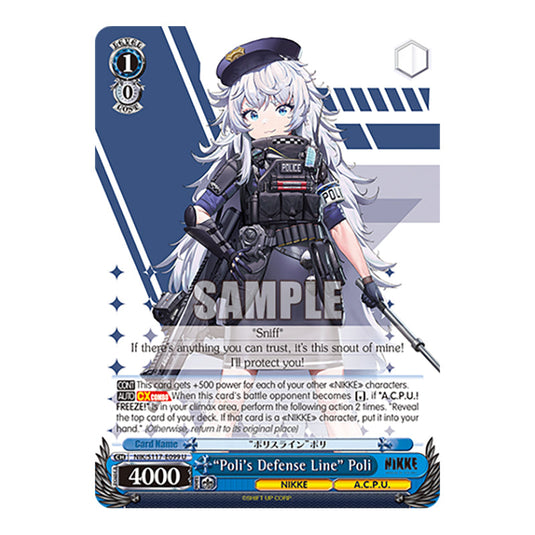 Character NIK/S117-E099 card from the Weiss Schwarz set GODDESS OF VICTORY: NIKKE
