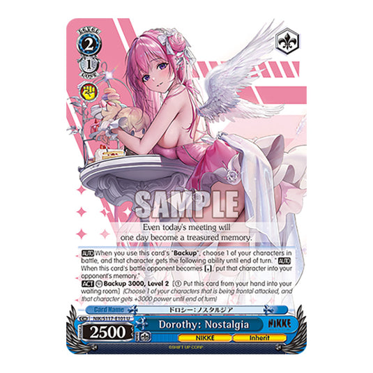 Character NIK/S117-E101 card from the Weiss Schwarz set GODDESS OF VICTORY: NIKKE