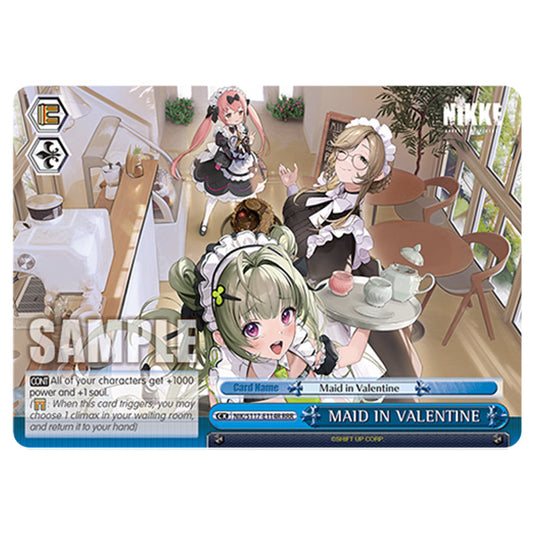 Climax NIK/S117-E114R card from the Weiss Schwarz set GODDESS OF VICTORY: NIKKE