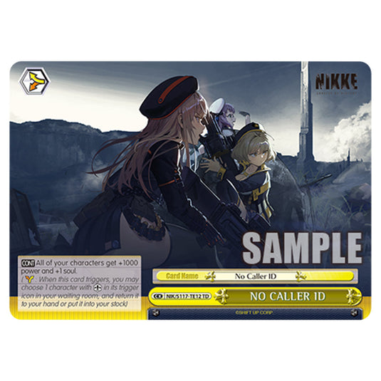 Climax NIK/S117-TE12 card from the Weiss Schwarz set GODDESS OF VICTORY: NIKKE