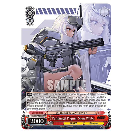 Character NIK/S117-TE15R card from the Weiss Schwarz set GODDESS OF VICTORY: NIKKE