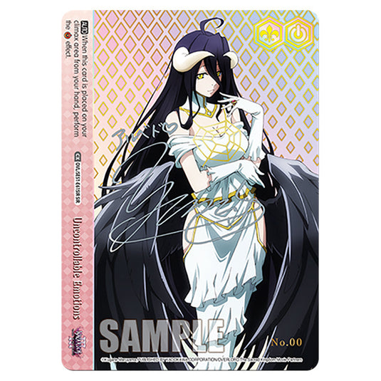 Uncontrollable Emotions OVL/SE51-E61SIR card from the Weiss Schwarz set Nazarick: Tomb of the Undead Vol.3