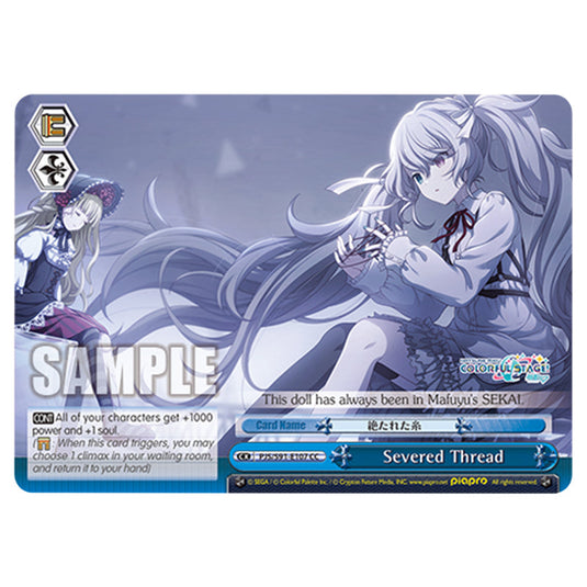 Severed Thread PJS/S91-E107 card from the Weiss Schwarz set Hatsune Miku: Colourful Stage!