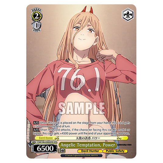 Weiss Schwarz - Chainsaw Man - Angelic Temptation, Power (OFR) WSSC-CSM/S96-E008OFR