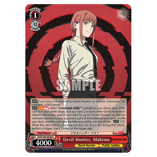 Weiss Schwarz - Chainsaw Man - Devil Hunter, Makima (R) WSSC-CSM/S96-E058