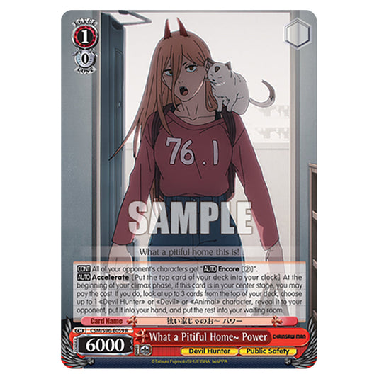 Weiss Schwarz - Chainsaw Man - What a Pitiful Home~ Power (R) WSSC-CSM/S96-E059